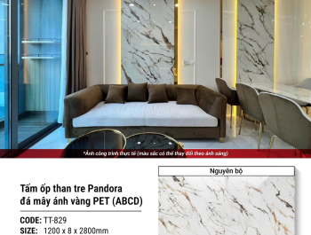 Thi công tấm ốp than tre căn hộ Vinhomes