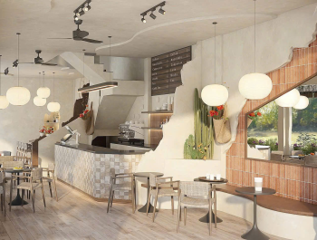 Dự án thi công quán cafe  
