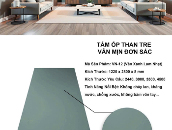 Tấm Ốp Than Tre Tân Uyên
