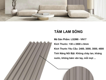 Tấm Ốp Lam Sóng DĨ An Bình Dương