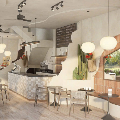 Dự án thi công quán cafe  