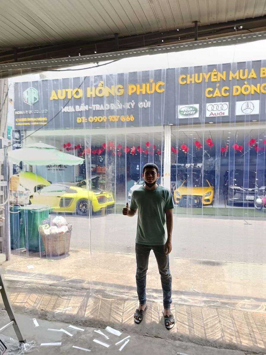 Vinh Quang decor thi công rèm ngăn lạnh tại thủ dầu một