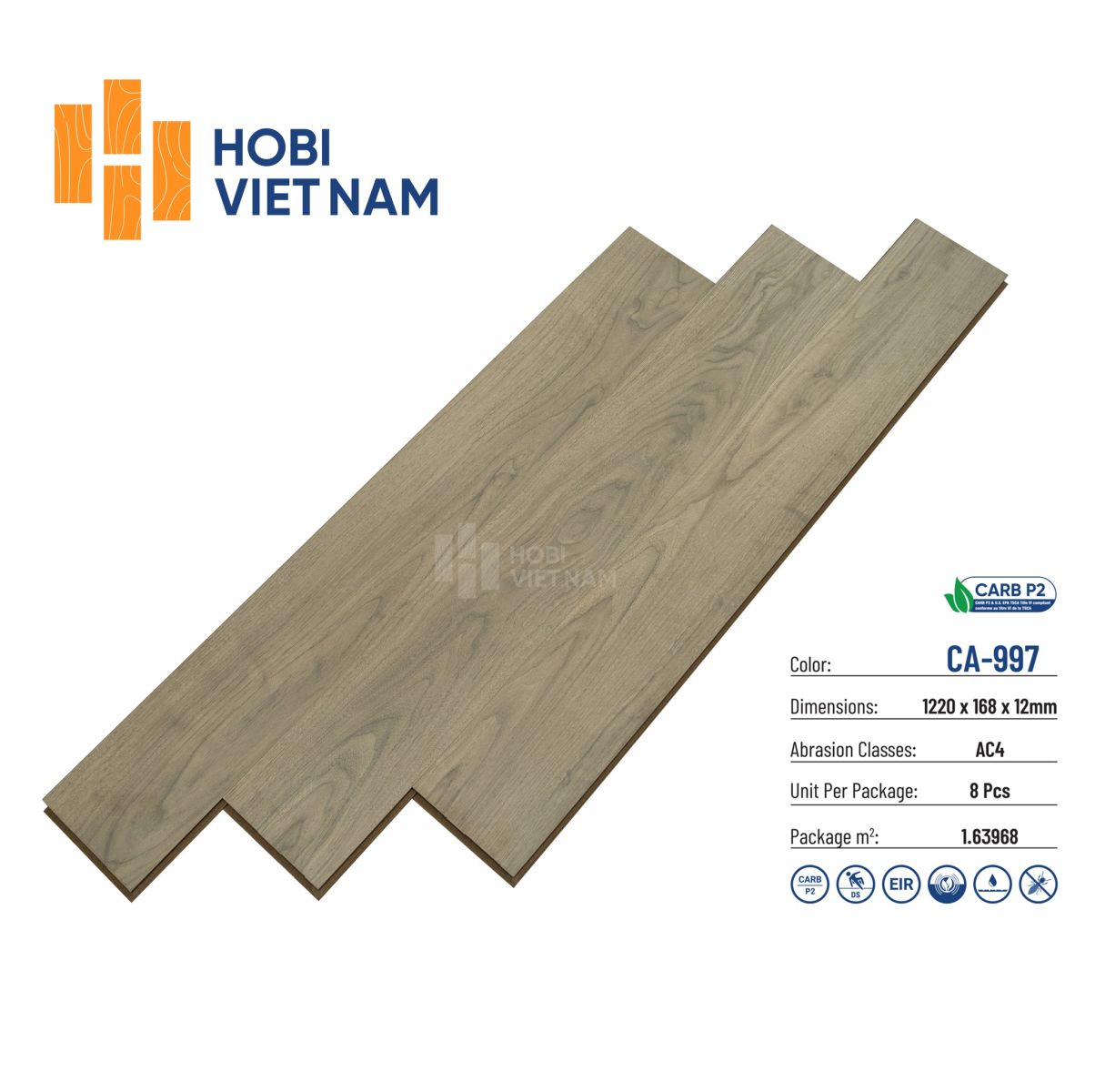 Sàn gỗ công nghiệp: Sàn gỗ HDF 