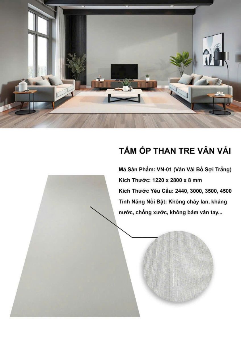 Tấm Ốp Than Tre TT98