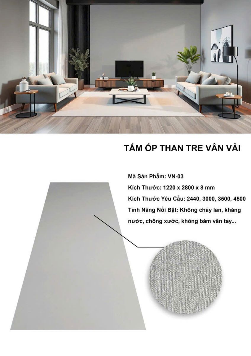 Giá Tấm Ốp Than Tre Mới Nhất 2025