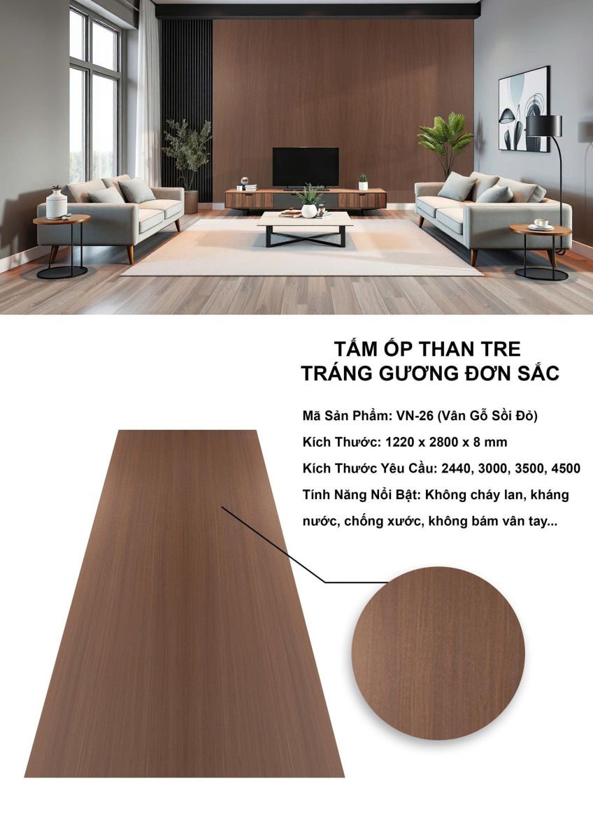 Tấm Ốp Than Tre Đa Năng Cao Cấp
