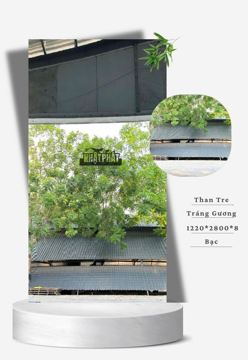 Tấm Ốp Than Tre Vân Kim Loại
