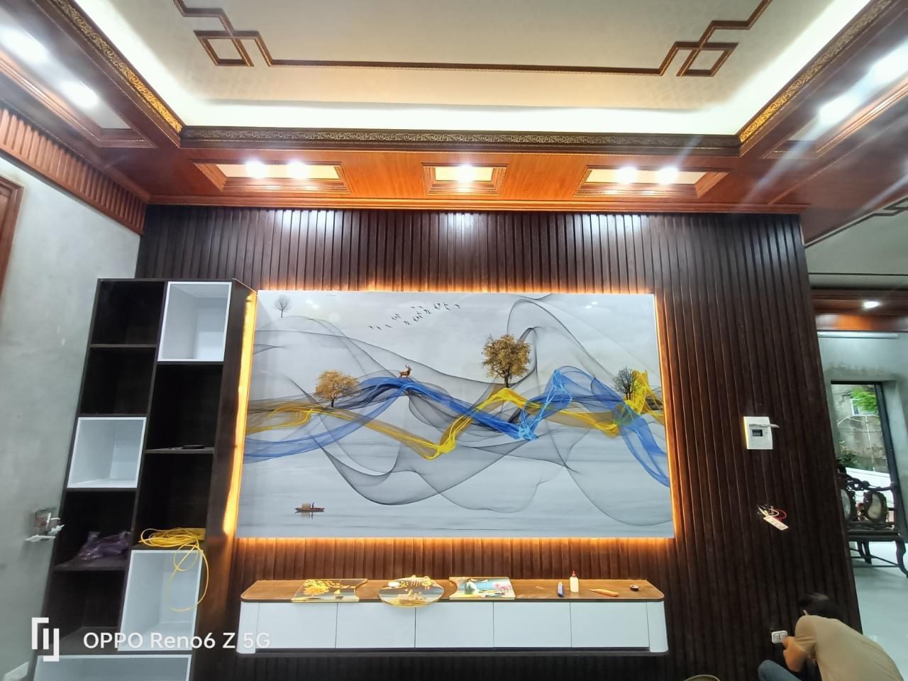 Vinh Quang Decor thi công vách lam sóng tại dĩ an Bình Dương
