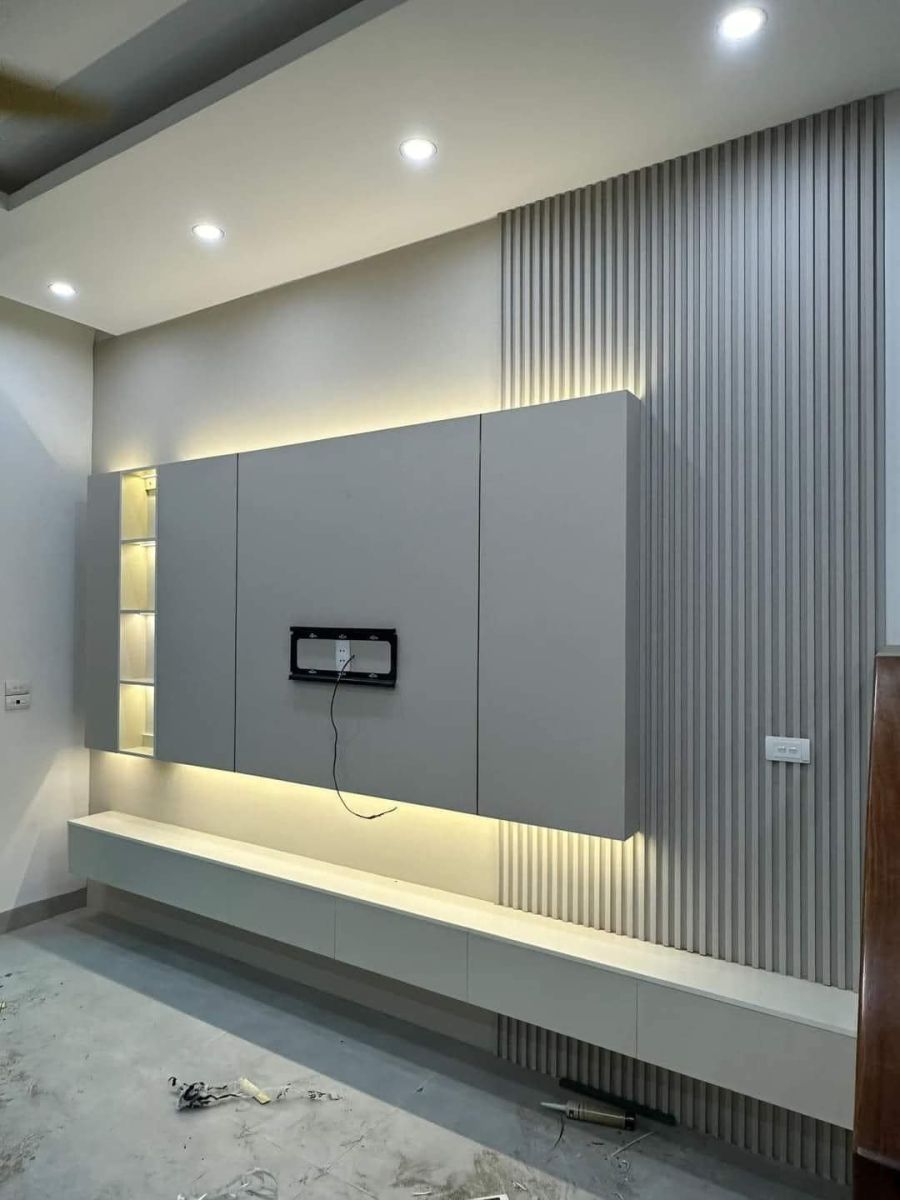 Vinh Quang Decor thiết kế và thi công tấm ốp PVC vân đá tại thuận an 