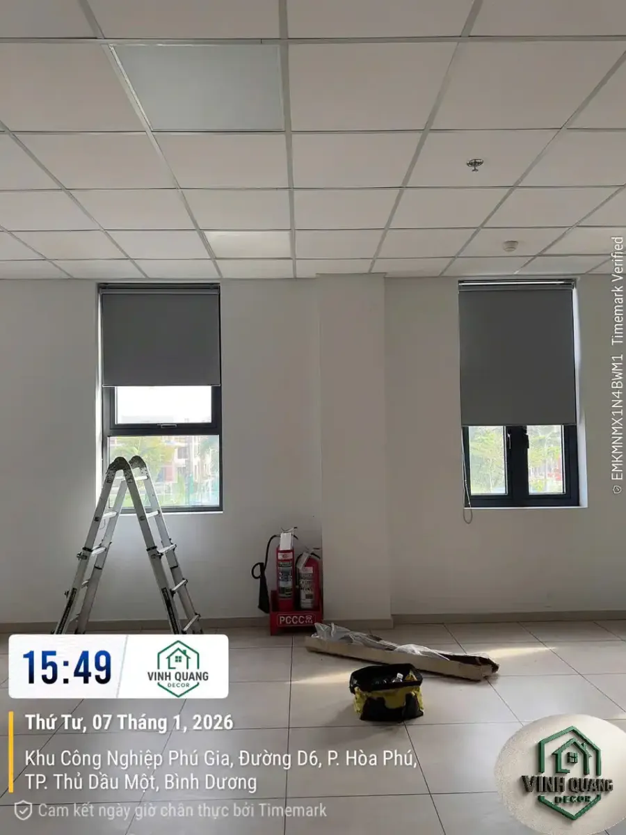 Vinh Quang Decor lắp đặt màn cửa uy tín tại Bình Dương
