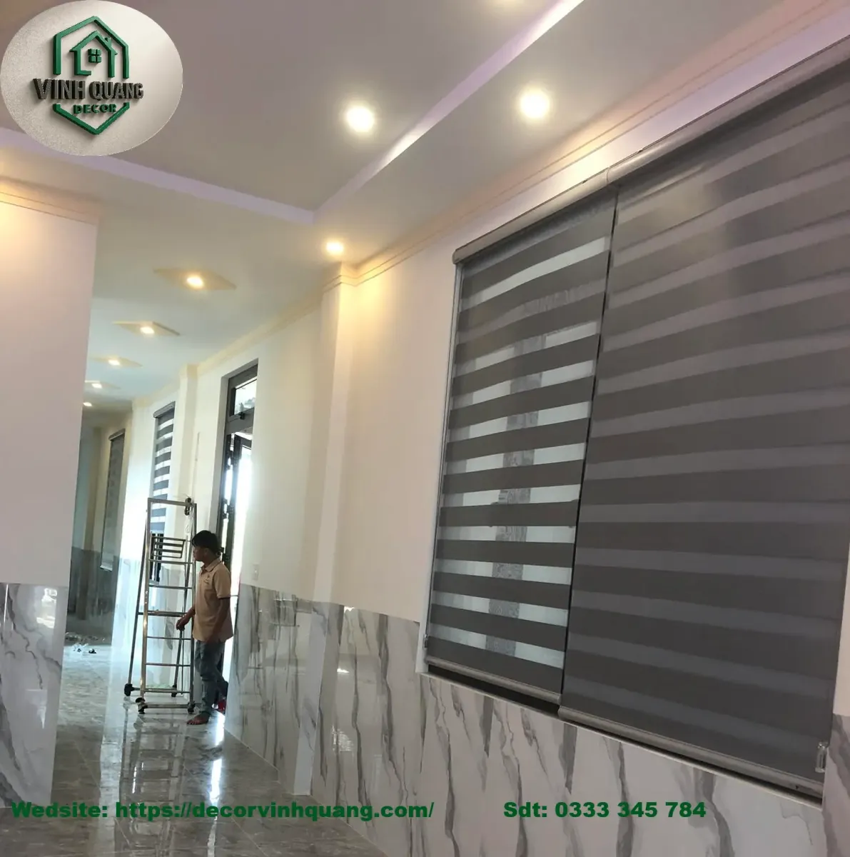 Vinh Quang Decor lắp đặt màn cuốn tại Thuận An Bình Dương