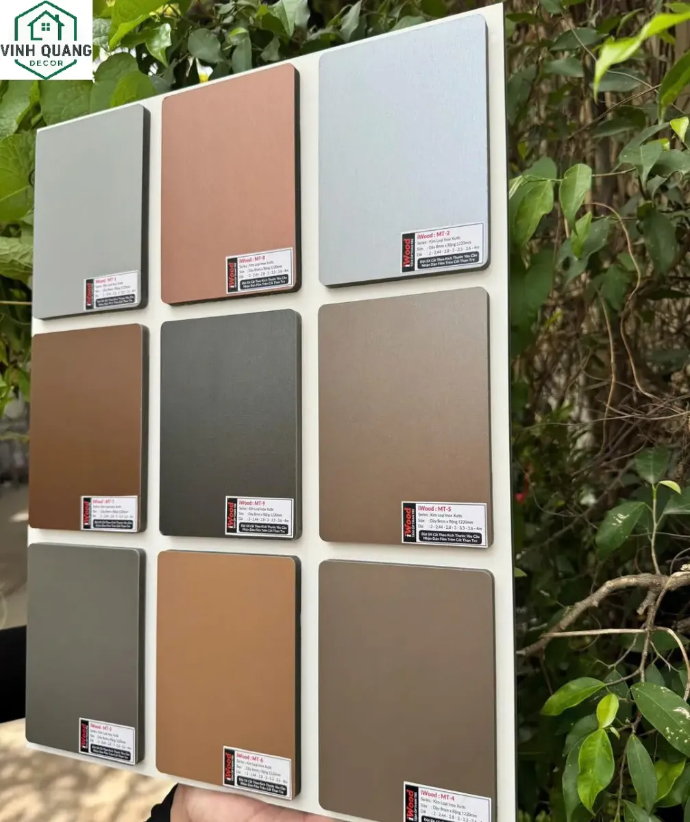 Các mẫu tấm ốp than tre tại Vinh Quang Decor