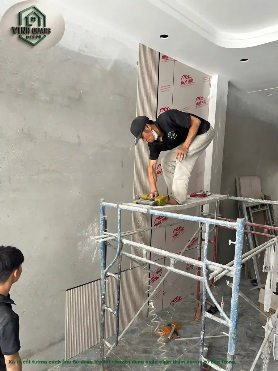 Vinh Quang Decor thi công đạt chuẩn kỹ thuật độ bền 30 năm