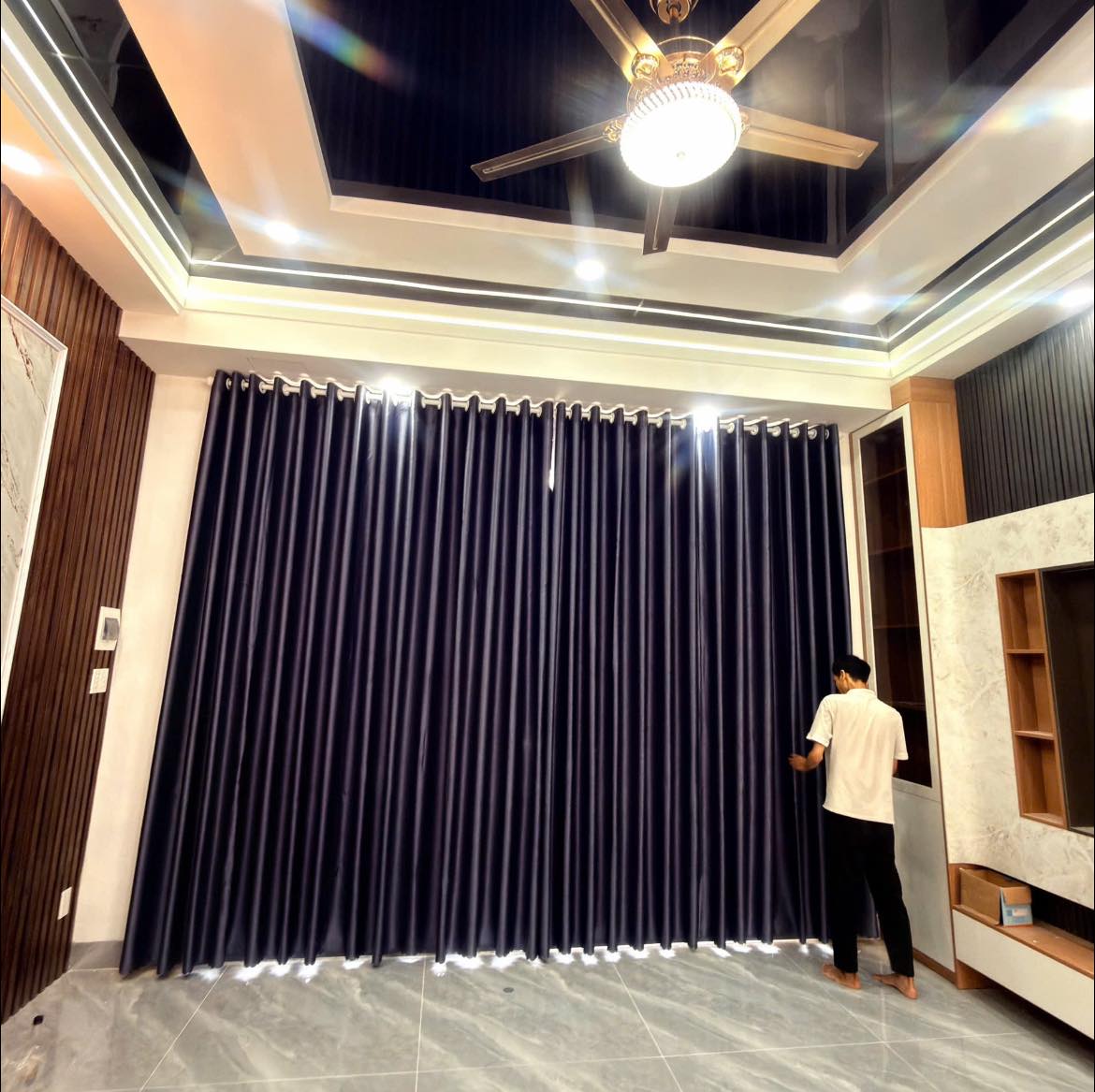 Thi công rèm cửa tại dĩ an