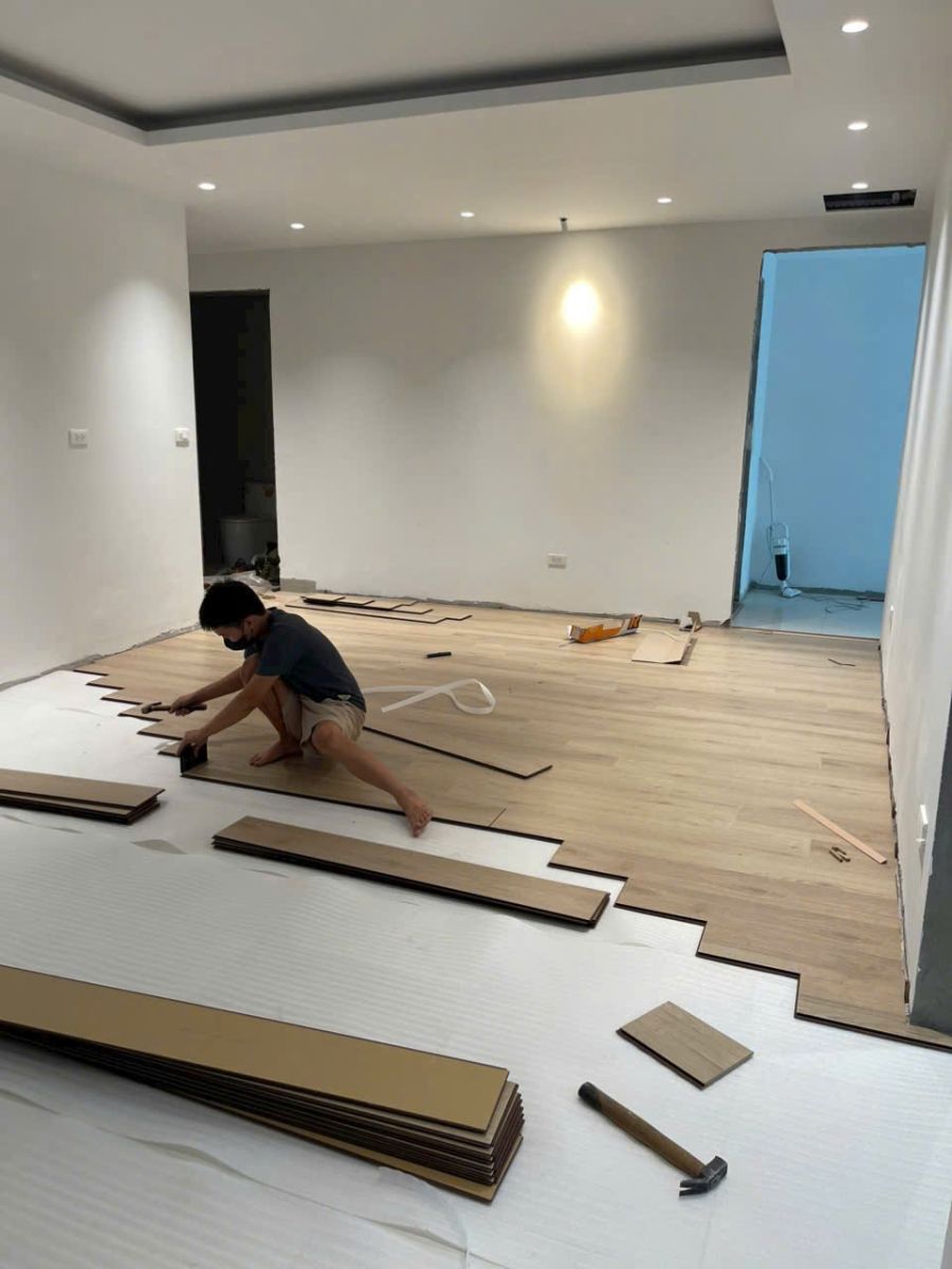 THi công sàn gỗ chuyên nghiệp nhanh tróng tại bình dương
