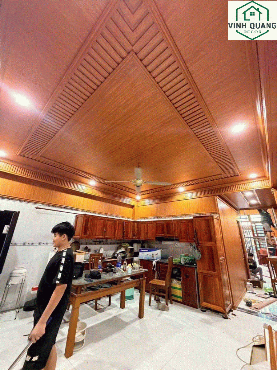 Vinh Quang Decor thi công trần nhựa tại bình dương