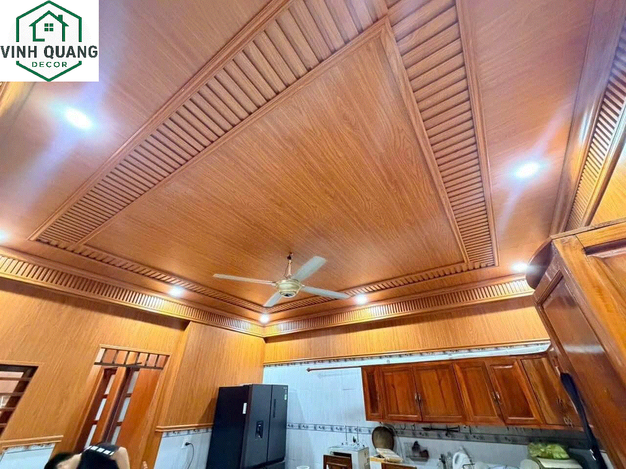 Vinh Quang Decor thi công trần nhựa nano cap cấp tại bình dương