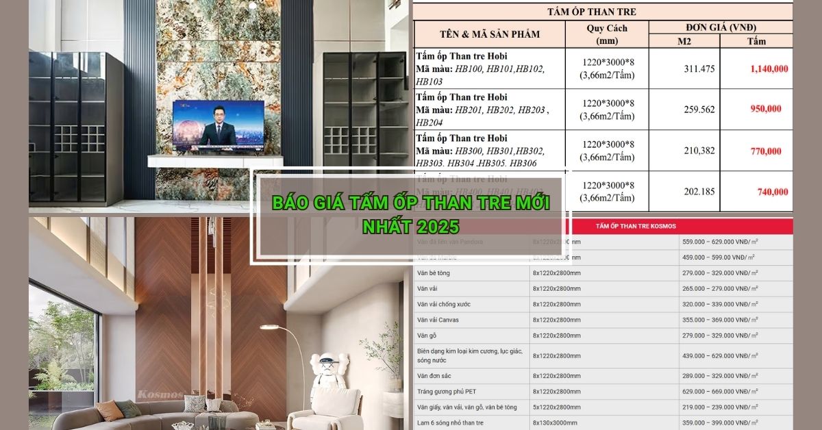 Bảng báo giá thi công tại vinh quang decor